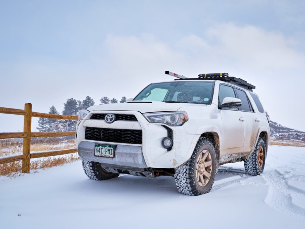 Toyota 4Runner Covered in Snow